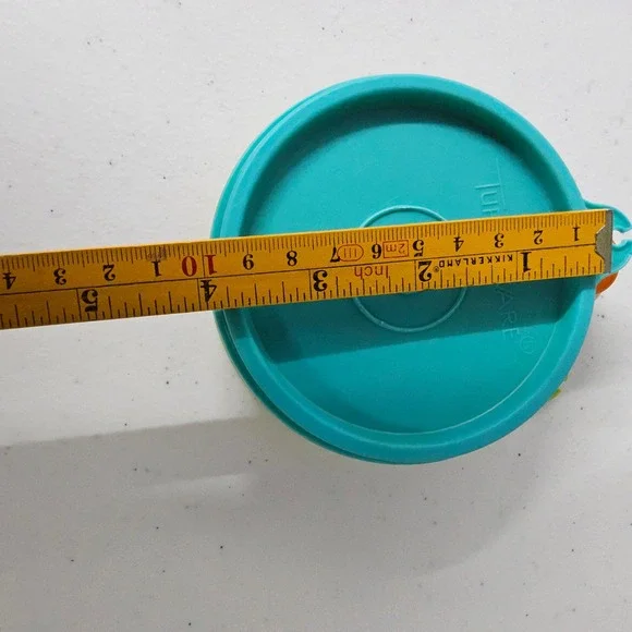 Tupperware Round Replacement Seals Lids Colorful Vintage Retro Set of 4 - Picture 7 of 8